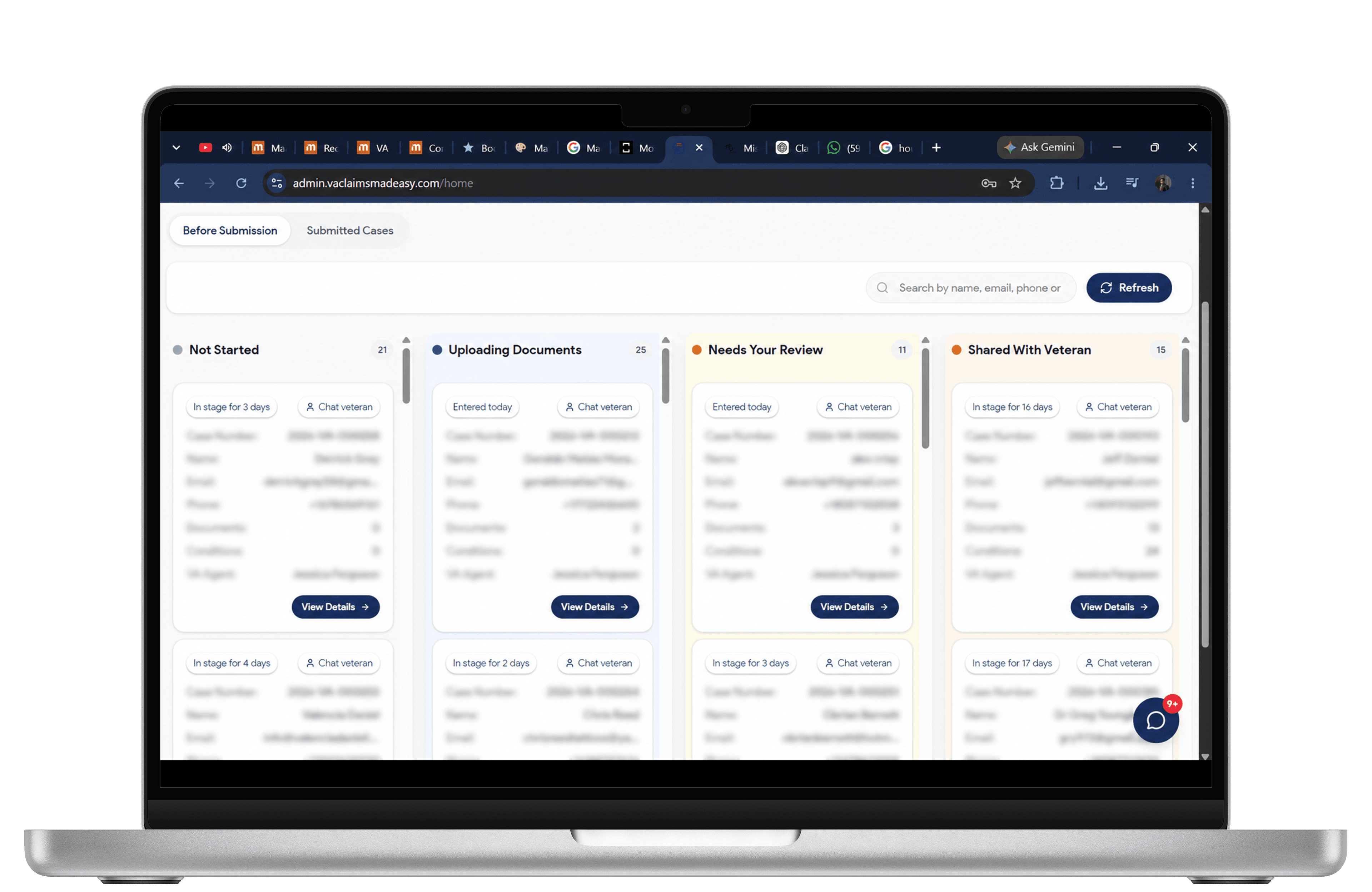 The VA Claims Made Easy platform